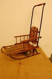 Antique sled/stroller