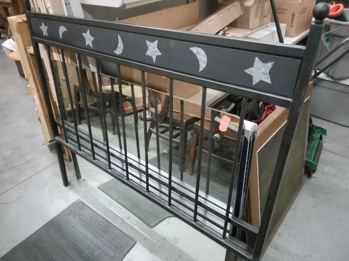 metal bed frame -- full