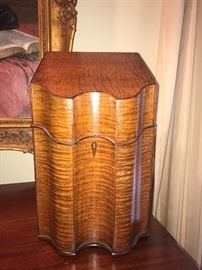 Pair of Walnut Knife Boxes c. 1800