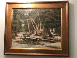 Robert Melvin Decker signed Oil Painting