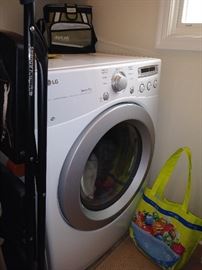 LG elec dryer (already unhooked and moved to garage)