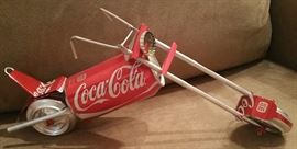 Handmade Coca-Cola Motorcycle Made of Cans