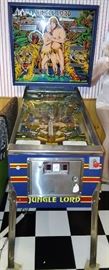 Williams Jungle Lord Pinball Machine Circa 1981