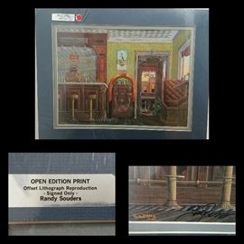 Open Edition Print, Offset Lithograph Reproduction - Signed Only - by Randy Sounders