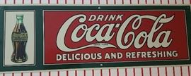 Coca Cola Metal Sign