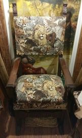 Tarzan Chair with matching Footrest