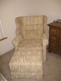 South West Motif LR Chair & Ottoman