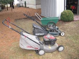 Craftsman 20" 6,0 HP Mulcher Mower, Craftsman 21" Push Mulcher Lawn Mower