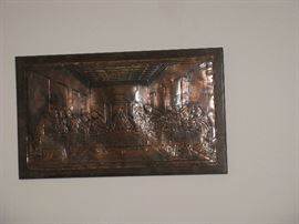 Copper "Last Supper" Wall Picture