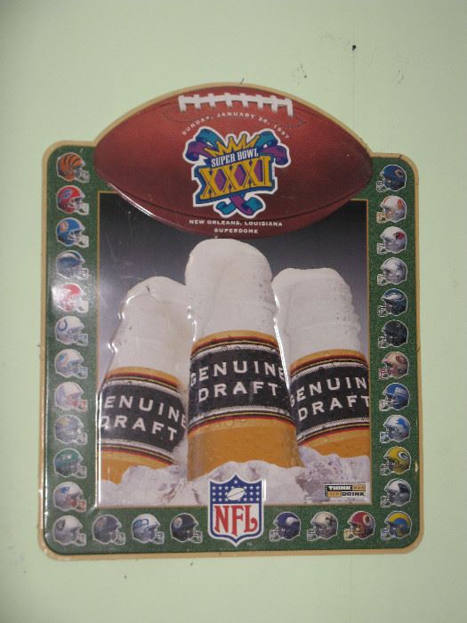 NFL Super Bowl XXXI (31) Miller Beer New Orleans, La Superdome Sunday January 26th 1997 Metal Sign