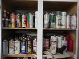 SOME OF 100'S OF SPRAY PAINTS