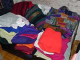 TRUNK FULL OF QUILTS AND AFGHANS