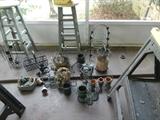 VARIOUS PLANT STANDS, POTS,ETC.