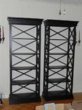 TWO VERY NICE BOOKCASES