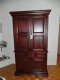SOLID CHERRY ARMOIRE