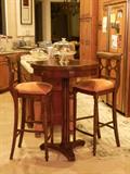 TALL TETE A TETE (TABLE HAS DRAWERS)