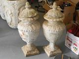 LIMESTONE URNS