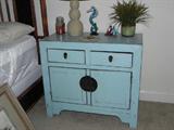 WONDERFUL EGGSHELL BLUE DISTRESSED CABINET