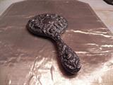 HIGHLY EMBOSSED STERLING SILVER MIRROR