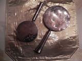 ART NOUVEAU BRUSH & MIRROR SET STERLING SILVER