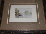 HAND COLORED LITHOGRAPH OF VENICE