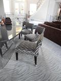 GROUP OF 4 ELEGANT BAR CHAIRS