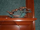 STATUE OF GREYHOUNDS