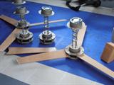 GROUP OF MODERN CEILING FANS
