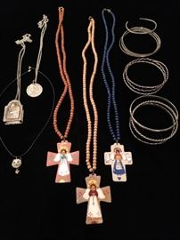 Vintage sterling bangles