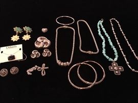 Cases full of costume jewelry