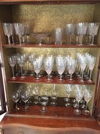Waterford, Baccarat and JG Durand stemware