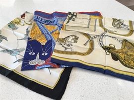 Vintage Hermes scarves
