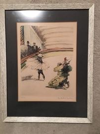 Toulouse Latrec lithograph, Musee d'Albi, ed of 500