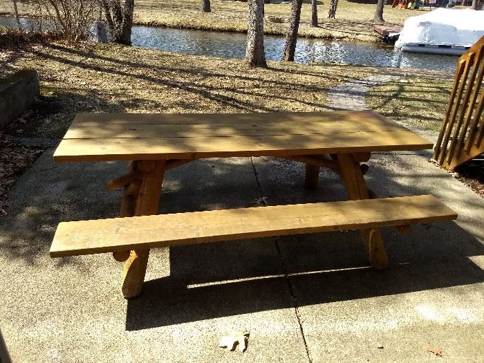 Wood Picnic Table $100