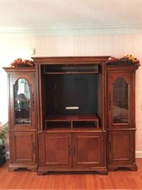 Haverty's Entertainment Center. Excellent condition.