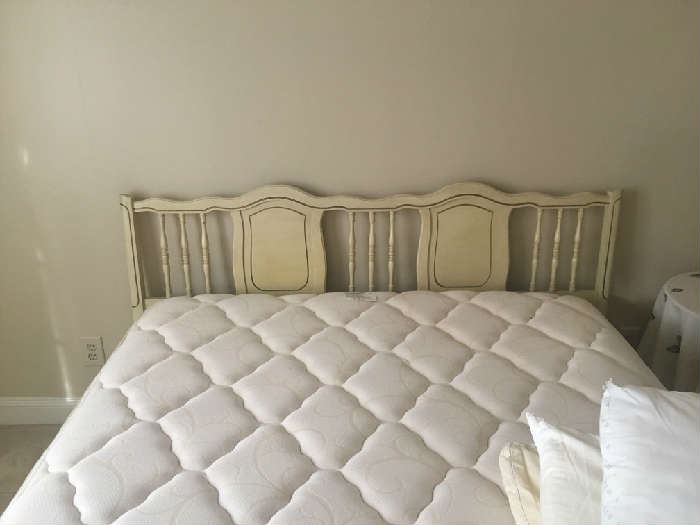 Queen French Provincial headboard.
