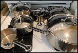 Revere  Cookware pots and pans and lids