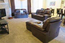 SOFA, LOVE SEAT, CHAIR/OTTOMAN - NOT FOR SALE PER CLIENT REQUEST.