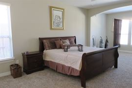 BED AND NIGHT STAND - NOT FOR SALE PER CLIENT