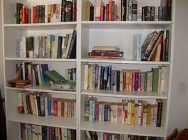Lots of books (book cases stay with home)