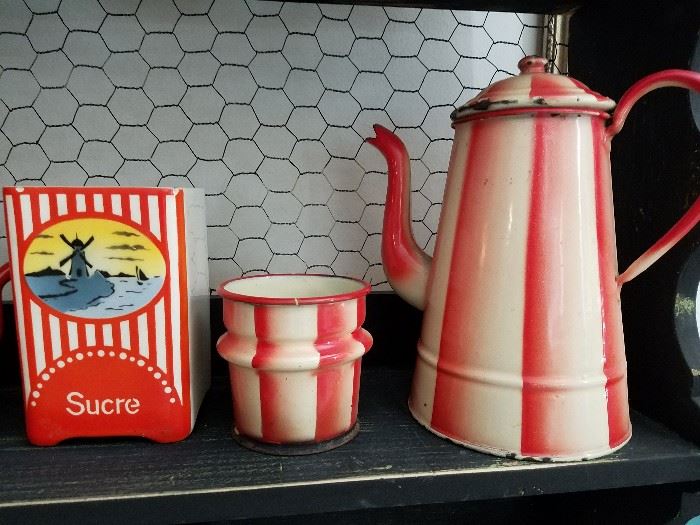 Vintage  enamel ware 