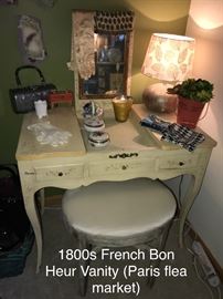1800's French Bon Heur Vanity (purchased from a flea market in Paris)