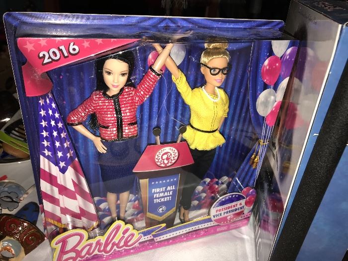 2016 Barbie Set- "First Female Ticket" 