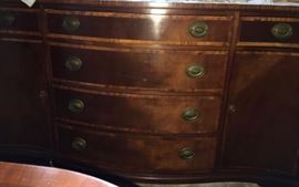 Vintage Dining Room Sideboard with exceptional drawer space.