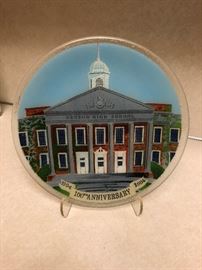 Peggy Karr Glass Plate - Benson High School