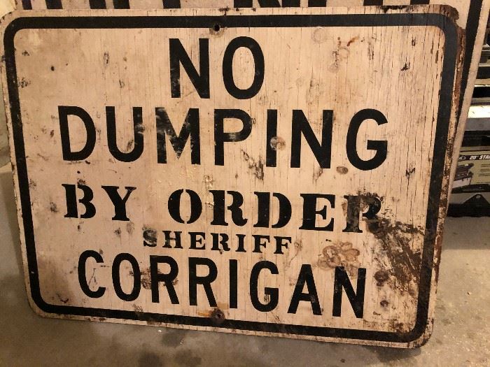 Antique Wooden Sign