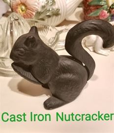 Cast IRON Nutcracker Squirrel