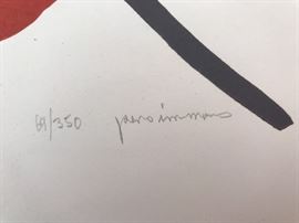 Henry Evans signed print