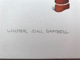 Rie Munoz signed print