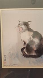 original Lucy Wang signed and numbered print w/COA
